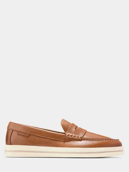 Кожаные лоферы Cole Haan коричневые