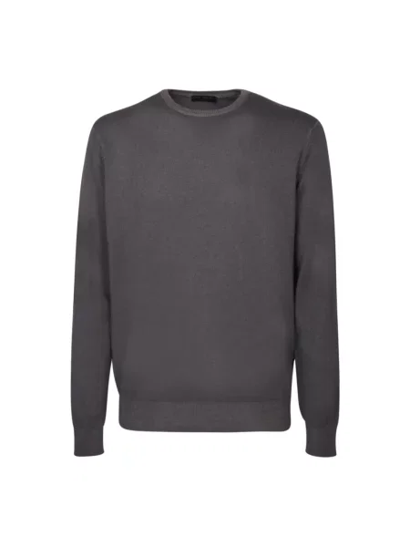 Sweter Dell'oglio wełniany szary