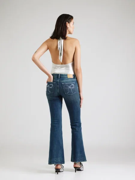 Monki Jeans KATSUMI denim albastru