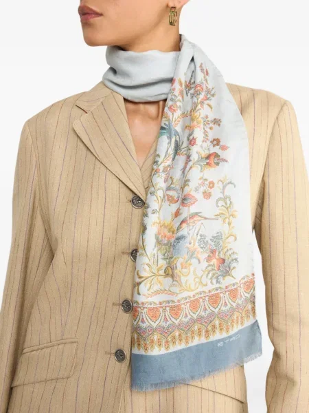 Fular Etro alb