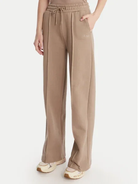 Guess Долнище анцуг бежов