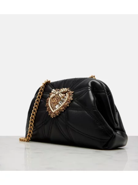 Geanta de piele Dolce&gabbana din piele negru