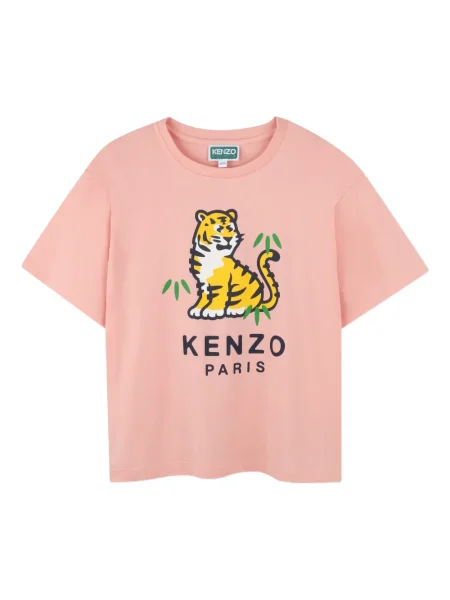 Koszulka dziecięca Kenzo różowa