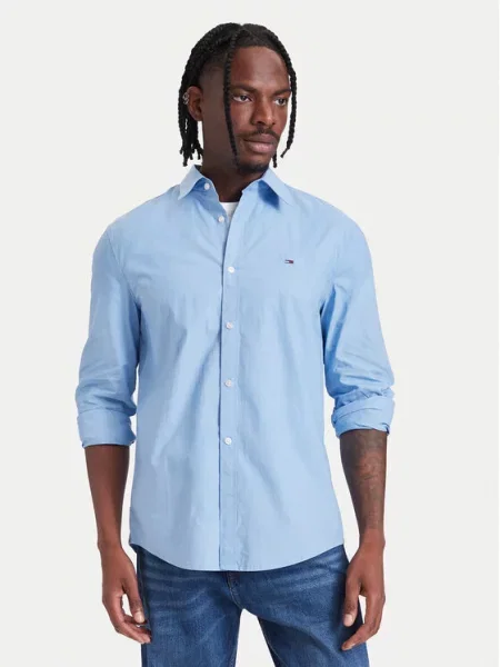 Tommy Jeans Koszula jasny niebieski