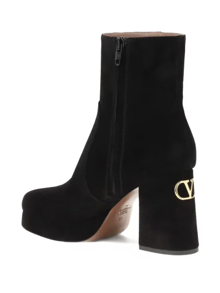 Botine Valentino Garavani cu platformă negru