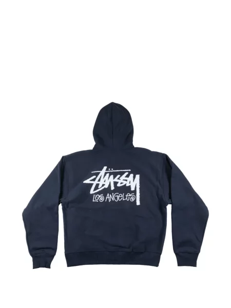 Hanorac cu glugă Stüssy albastru