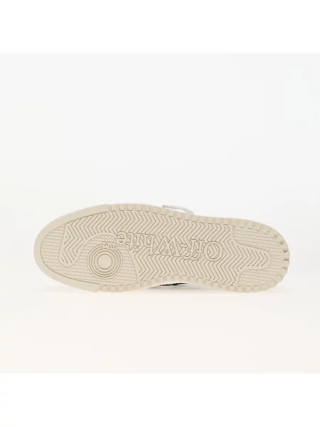 Sneakerși Off-white din piele alb