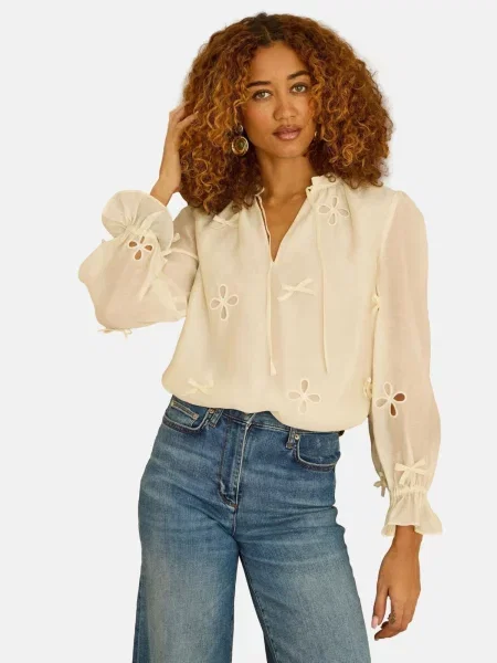 Love & roses Bluză deschis galben
