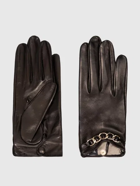Кожаные перчатки Sermoneta Gloves черные