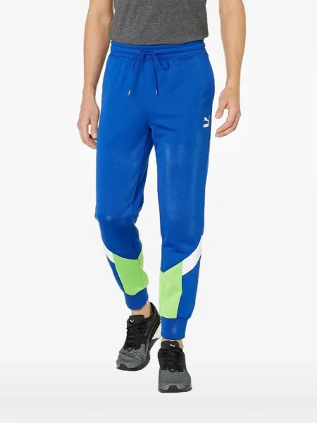 Pantaloni Puma alergare albastru