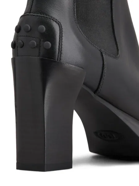 Botine chelsea Tod's din piele negru