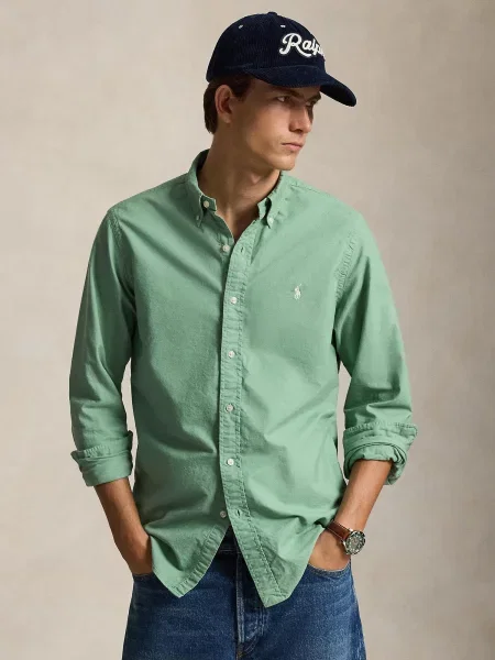 Polo Ralph Lauren Cămașă deschis verde