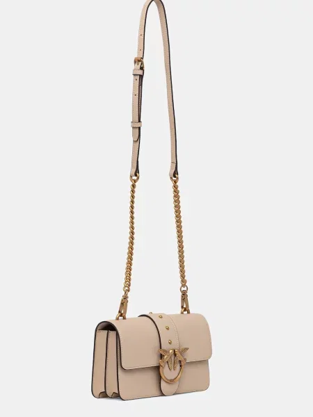 Geanta crossbody Pinko din piele bej