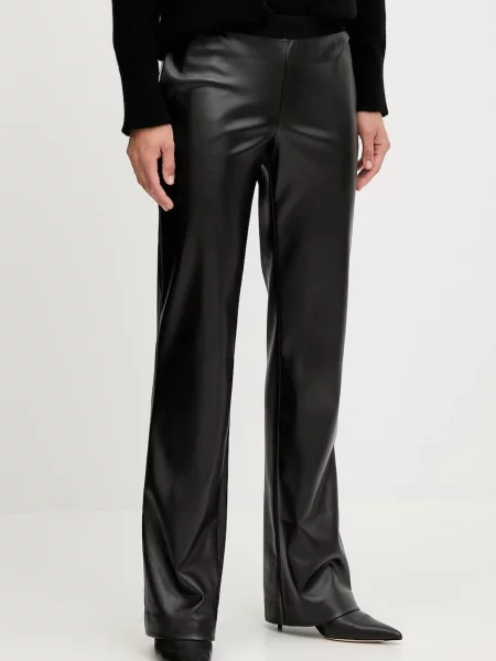 Ermanno Scervino pantaloni drept medium waist negru