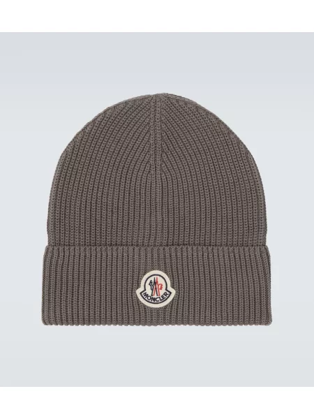 Căciulă Moncler tricotate gri