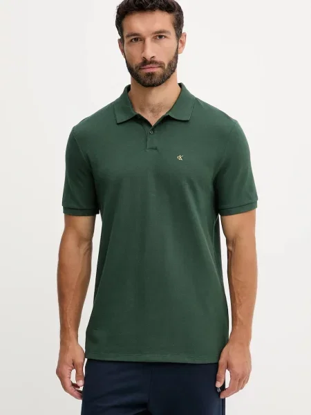 Calvin Klein Jeans polo majica zelena