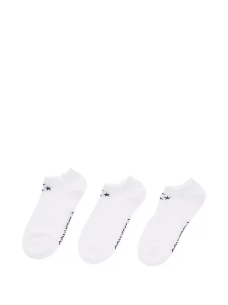 Čarape Converse s autogramom karirane smeđa
