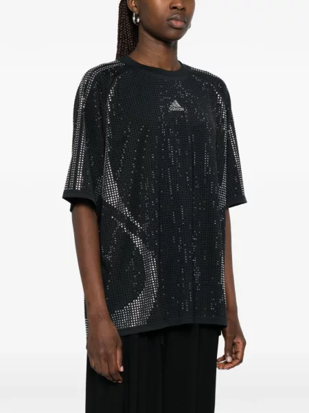 Кристал бягане маратонки Adidas черно