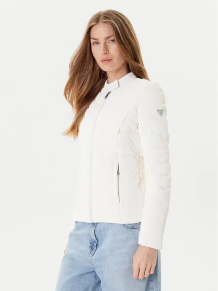 Яке Guess NEW VONA бежово зимен модел бяло