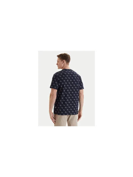 Guess Póló Sötétkék Relaxed Fit kék