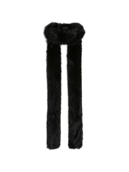 Fular Simone Rocha skinny fit negru
