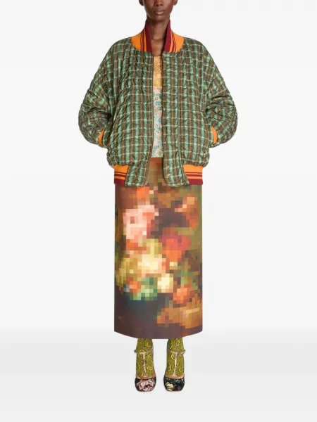 Geacă bomber Dries Van Noten verde