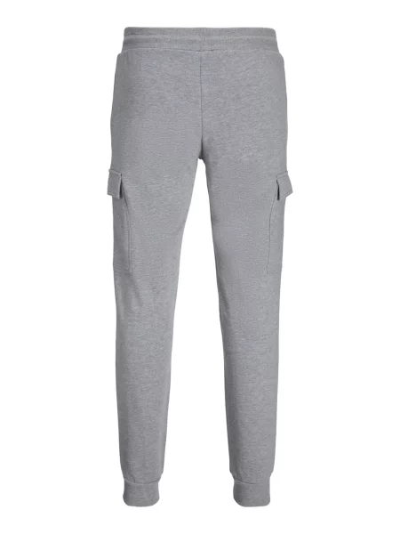 Svetlosivé pánske melírované tepláky s Jack & Jones Gordon