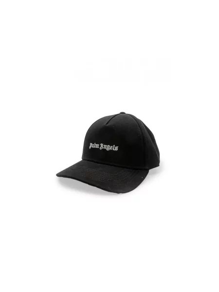 Czapka z daszkiem Palm Angels klasyczna z logo czarna