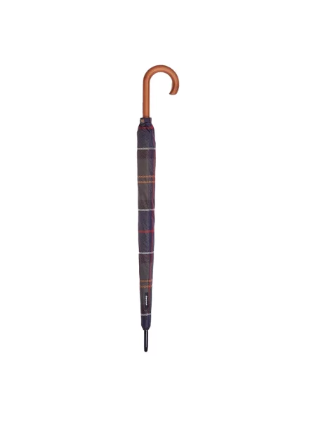 Parasol Barbour w kratę czarny