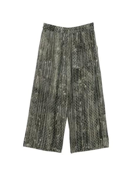 Pantaloni Ziggy Chen cu cordon verde