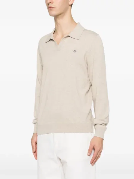 Tricou Gant cu broderie