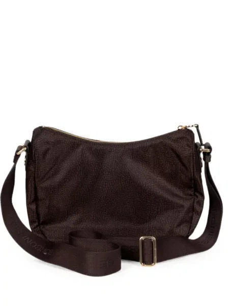 Geanta crossbody Borbonese cu imagine maro