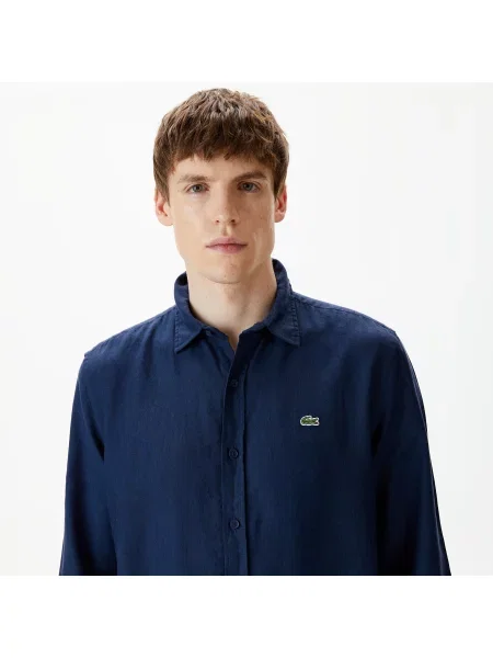 Lacoste Koszula Lacoste granatowa