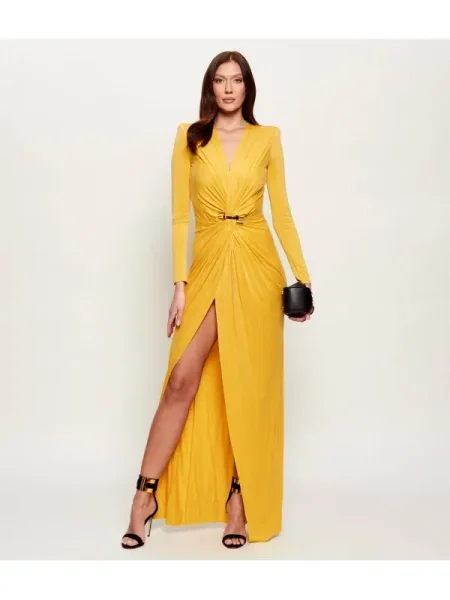 Elisabetta Franchi Rochie galben