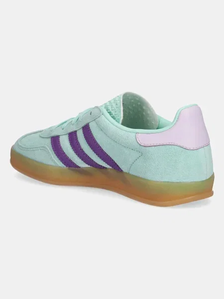 Замшевые кроссовки Adidas Originals бирюзовый