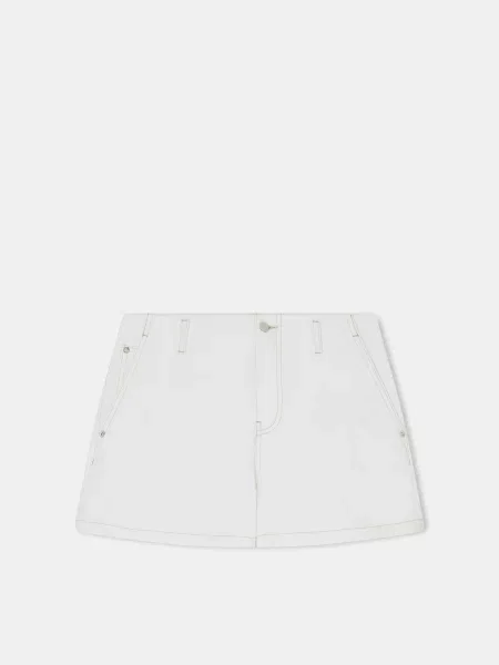 Джинсовые шорты Emporio Armani белые