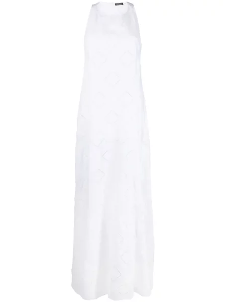 Rochie maxi Kiton de costum alb