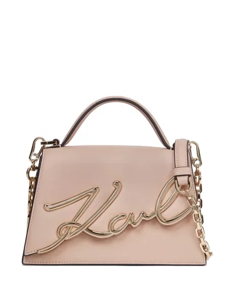 Geanta crossbody Karl Lagerfeld K/Signature roz