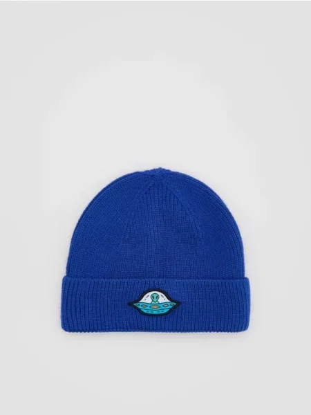 Трикотажная шапка Reserved синяя