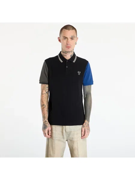 T-shirt Comme des Garçons SHIRT x Fred Perry Polo Knit Black L crna