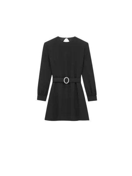 Sukienka mini Saint Laurent czarna