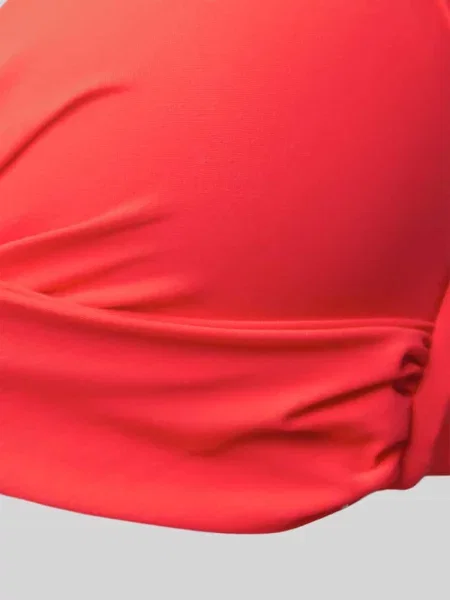 Top bikini z aplikacją z logo model ‘EYRO SPRING’ Banana Moon czerwony