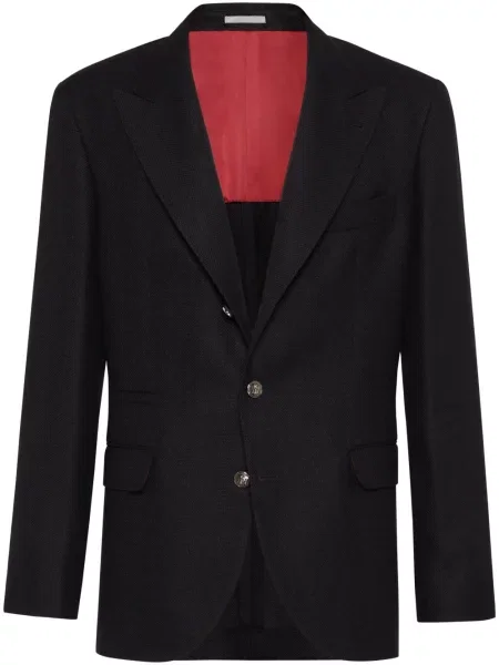 Blejzer Brunello Cucinelli s reverom crna
