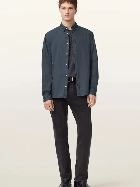 Рубашка Allsaints черная