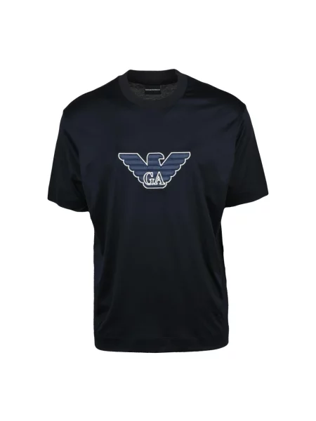 Koszulka Emporio Armani niebieska