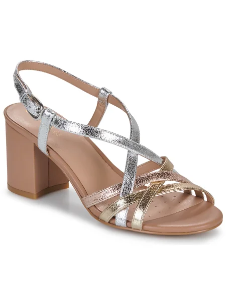 Pantofi Geox argintiu