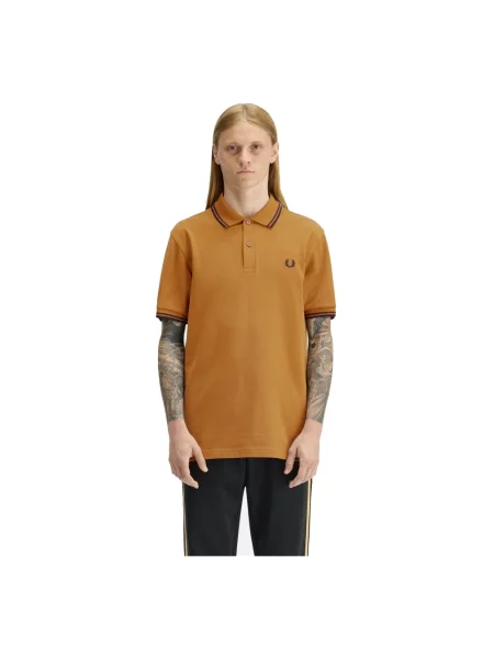 Koszulka polo Fred Perry brązowa