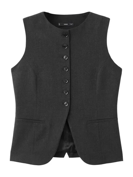 MANGO Vestă de costum DAISY închis gri