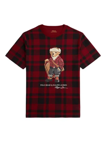 Koszulka polo dziecięca Polo Ralph Lauren czerwona