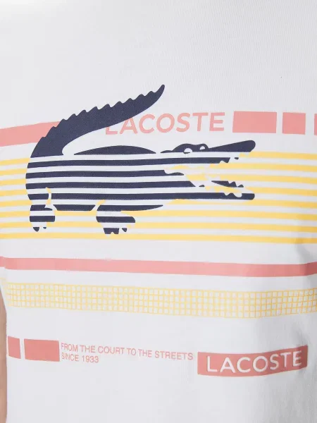 Футболка Lacoste белая